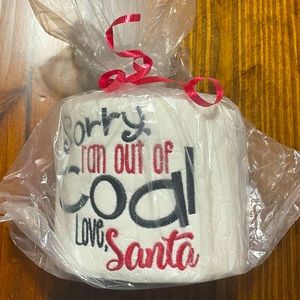 NIP Embroidered Christmas Toilet Paper